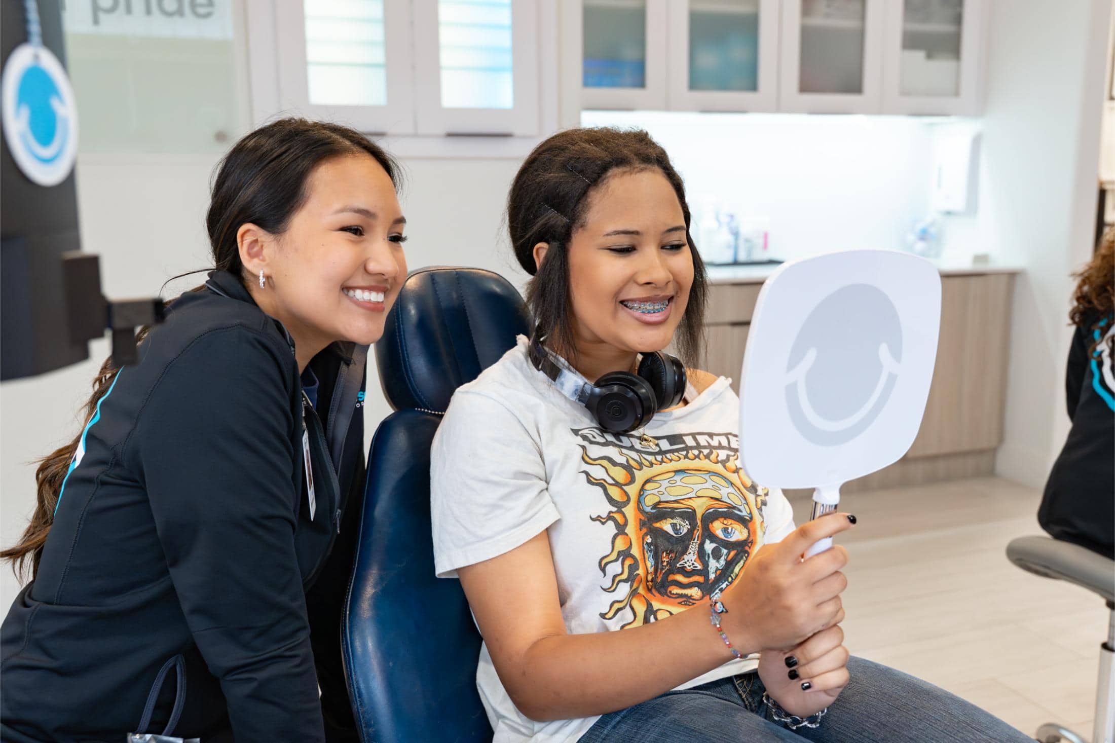 teen patient smiling